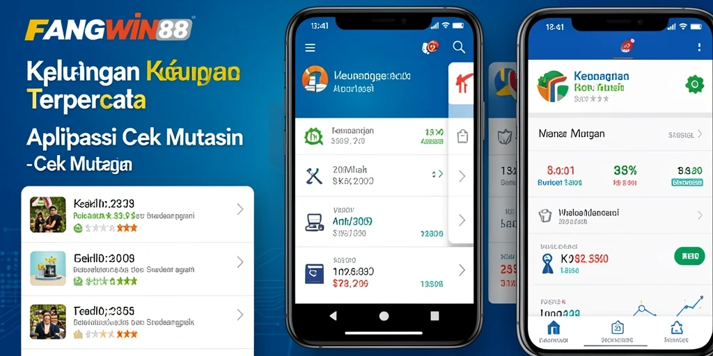 Tampilan antarmuka FANGWIN88 yang modern dan informatif.