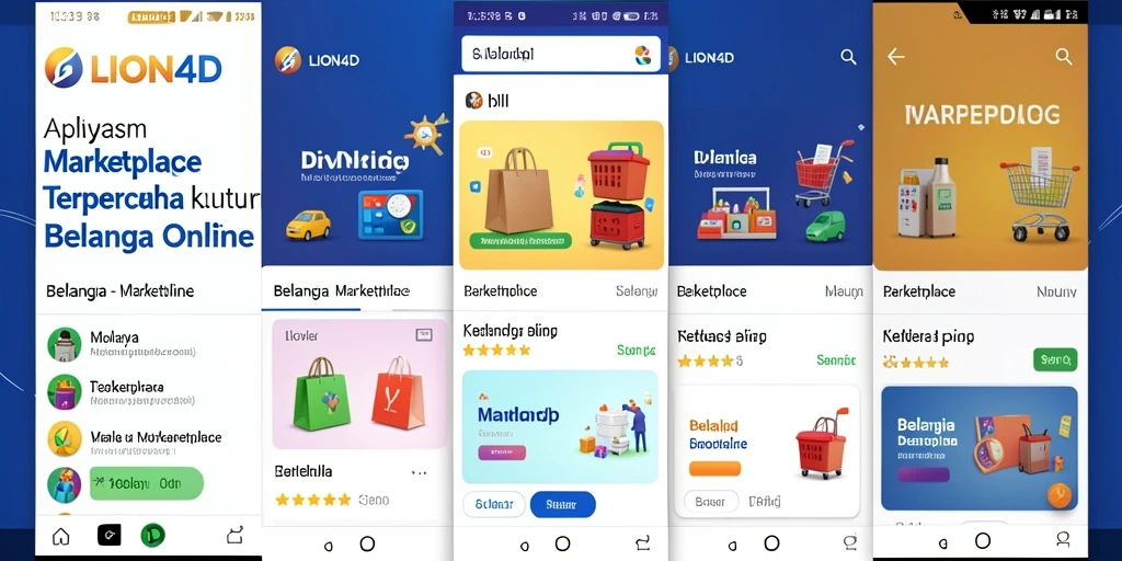 Tampilan antarmuka LION4D yang sederhana dan fungsional untuk belanja online.
