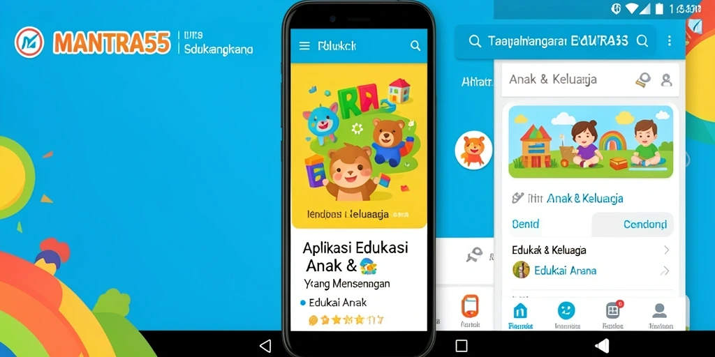 Tampilan antarmuka MANTRA55 yang interaktif dan menarik.