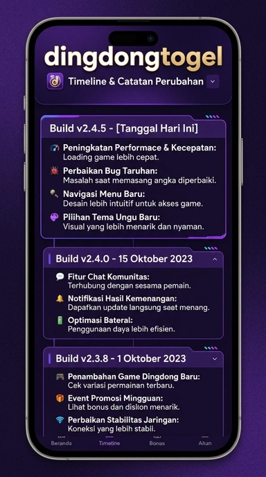 Tampilan riwayat versi dingdongtogel